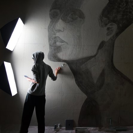 Hannah Barlag at work