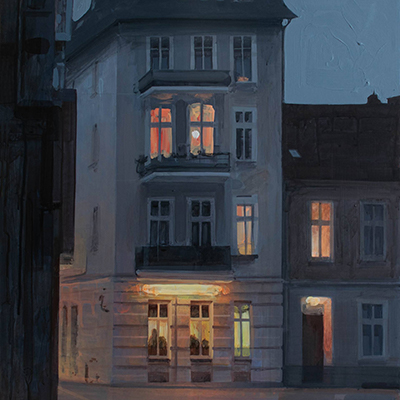 Old City Spandau — cityscape, grey and orange