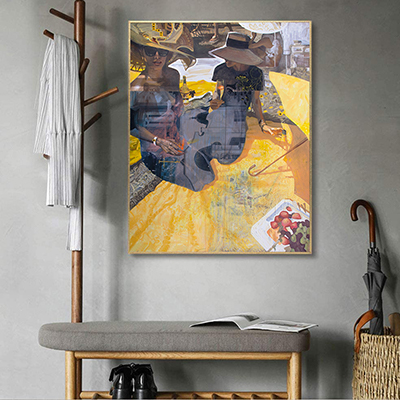 Summer Wine — fine art in modern interior