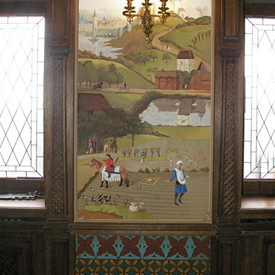 Wall painting — field workers