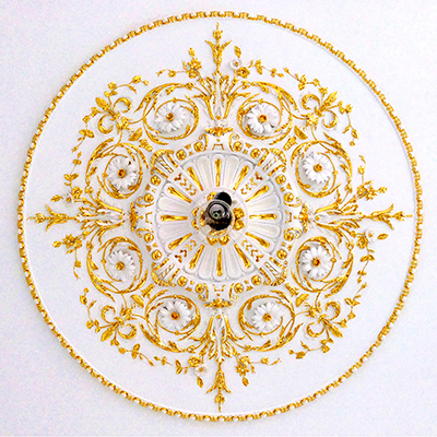 Wall painting in pool