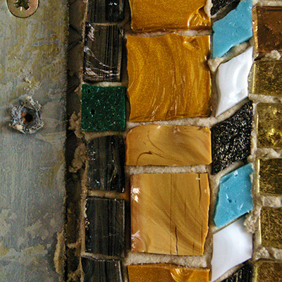 Wall painting in pool